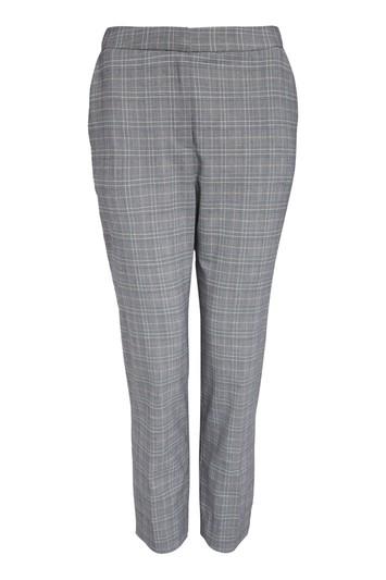 Topshop Petite Check Cigarette Trousers