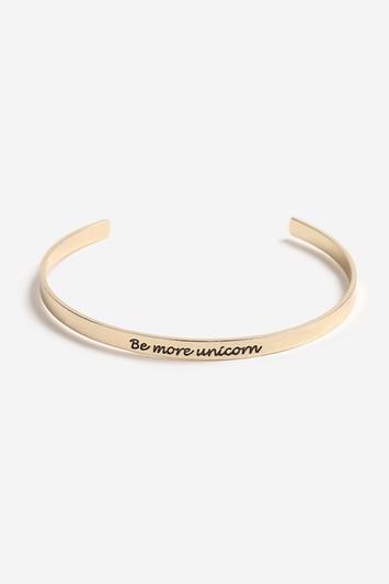 Topshop 'be More Unicorn' Bangle