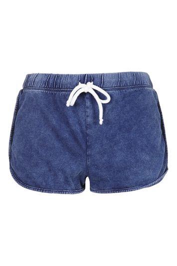 Topshop Petite Washed Runner Short