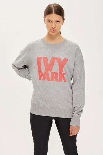 Topshop Jigsaw Logo Sweatshirt By Ivy Park