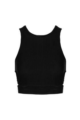 Topshop Tall Cut-out Crop Top