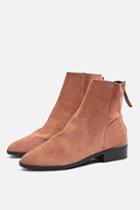 Topshop Koko Unlined Leather Boots