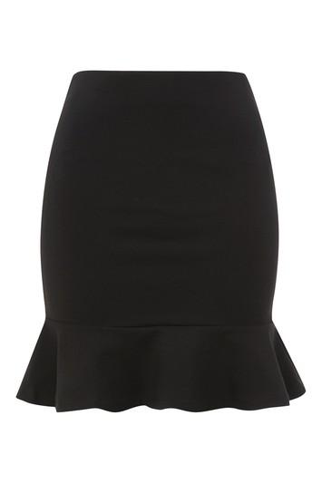 Topshop Peplum Hem Mini Skirt