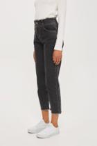 Topshop High Waist Fray Jeans By Boutique