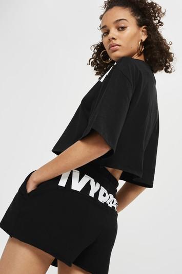 Topshop Logo Shorts By Ivy Park