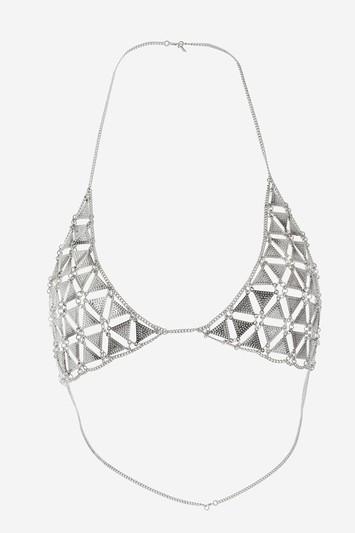 Topshop Engraved Necklace