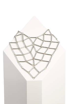 Topshop Caged Drop Necklace