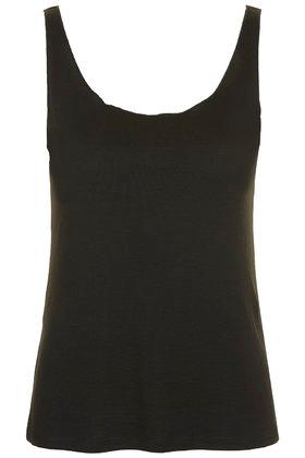 Topshop Cotton Jersey Blend Vest