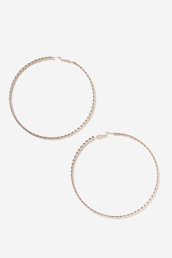 Topshop Extra Large Twisted Hoop Earrings