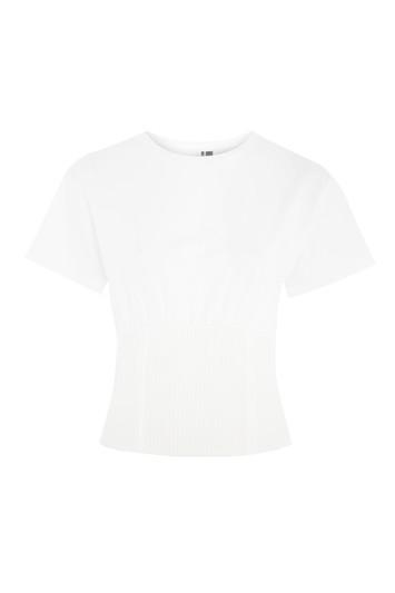 Topshop Structured Corset T-shirt