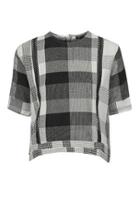 Topshop Mix And Match Check Tee