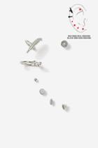 Topshop Feather Cuff Asymmetric Earrings Pack