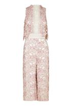 Topshop Two Tone Lace Jumpsuit