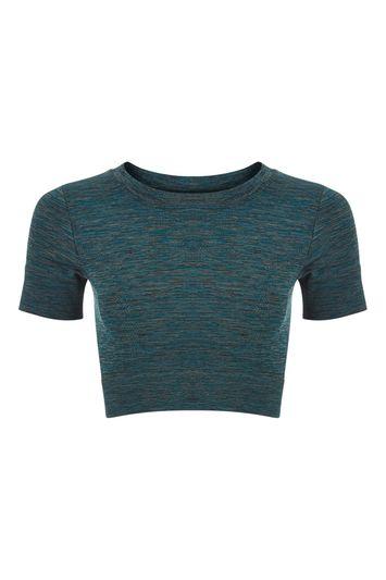 Topshop Seamless Crew Crop By Ivy Park