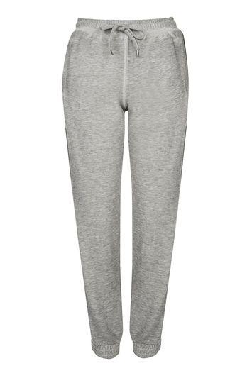 Topshop Petite Side Stripe Burnout Joggers