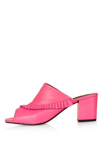 Topshop Nellie Frill Detailed Mules