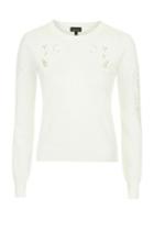 Topshop Floral Cutwork Top