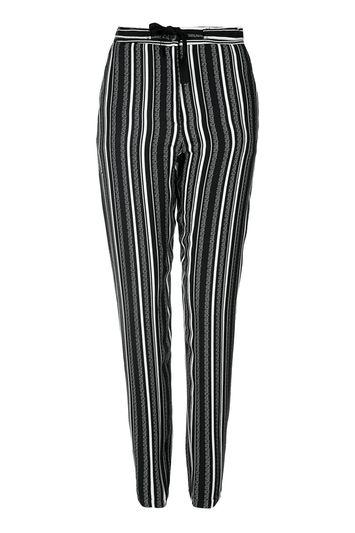 Topshop Striped Tapered Trousers