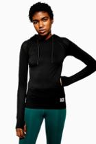 Topshop Hooded Long Sleeve Top By Ivy Park