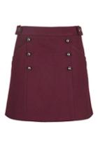 Topshop Melton A-line Skirt