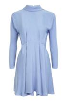 Topshop Batwing Cowl Neck Dress
