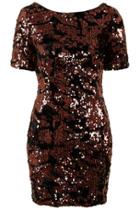 Topshop Sequin Bodycon Dress