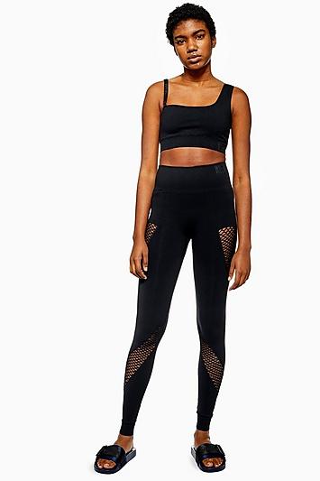 Topshop Spiral Leggings By Ivy Park