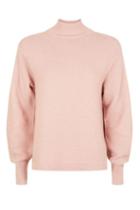 Topshop Petite Cocoon Horizontal Knitted Jumper