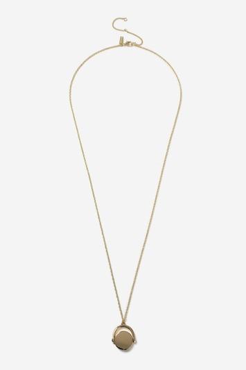 Topshop Long Drop Spinner Pendant Necklace