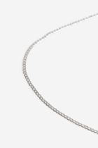 Topshop *flat Curb Chain Necklace