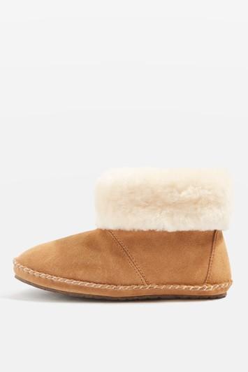 Topshop Heidi Sheepskin Booties