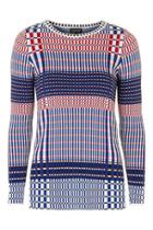 Topshop Brick Patterned Tunic Top