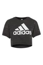 Topshop Aero Knitted Crop T-shirt By Adidas Originals