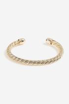 Topshop *gold Look Twisted Cuff