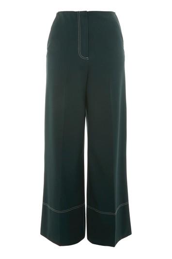 Topshop Stitch Wide Leg Trousers