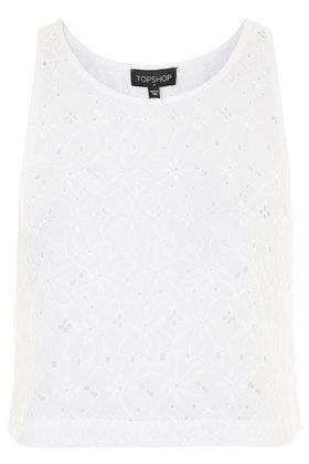 Topshop Daisy Cut-out Top