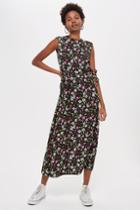 Topshop *ditsy Print Midi Dress By Boutique