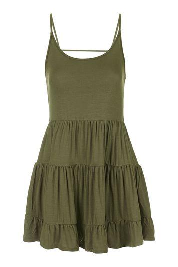 Topshop Strappy Tiered Tunic