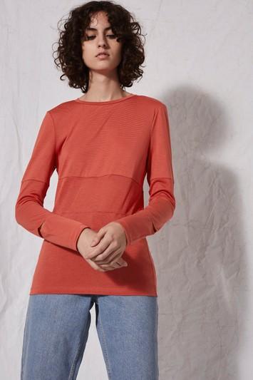 Topshop *long Sleeve Slim Fit T-shirt By Boutique