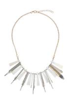 Topshop Mother Of Pearl Collar Necklace