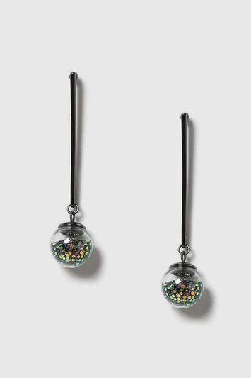Topshop Glitter Shaker Stick Earrings