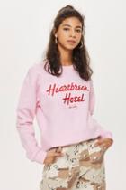 Topshop 'heartbreak Hotel' Sweatshirt By And Finally