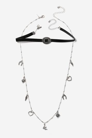 Topshop Western Charm Choker Necklace