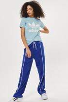 Topshop Blue Trefoil T-shirt By Adidas Originals