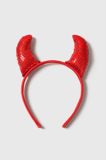 Topshop Sequin Devil Horn Headband