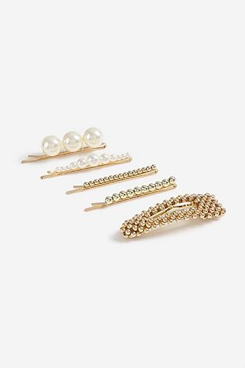 Topshop *mixed Mega Pearl Slides