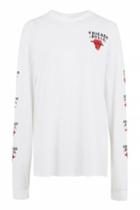 Topshop Chicago Bulls Long Sleeve T-shirt By Unk X Topshop