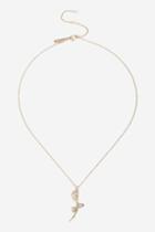 Topshop Gold Look Rose Ditsy Necklace