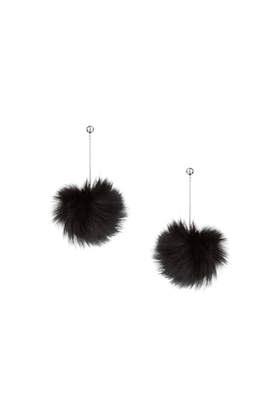 Topshop Pom Pom Drop Earrings
