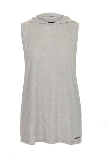 Topshop Ribbed Hooded Tank By Ivy Park